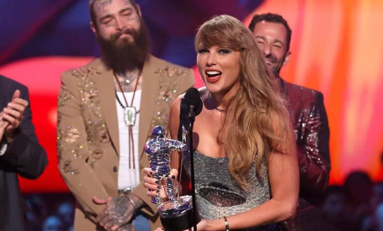 Taylor Swift reina en los los premios MTV VMA