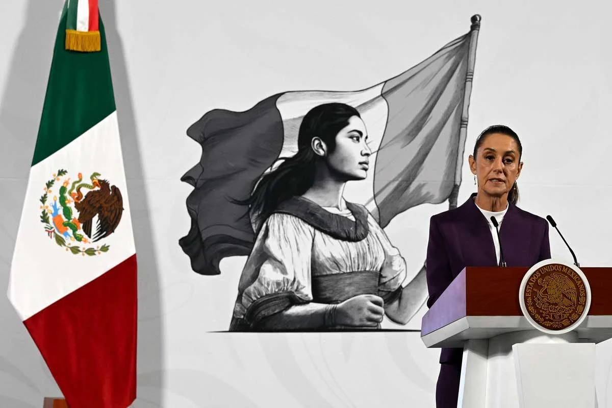 Presidenta de México promete represalias si aranceles de Trump siguen vigentes