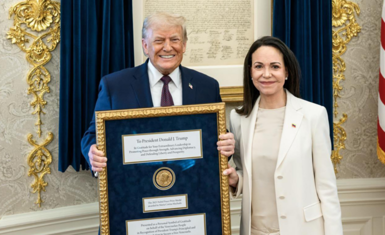 "El Nobel en entredicho: La extraña disputa por la medalla de María Corina Machado y el futuro incierto de Donald Trump"