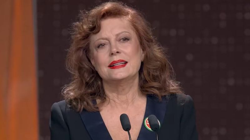 Susan Sarandon alza la voz en los Goya: ‘Ni violencia infantil ni silencio ante Palestina